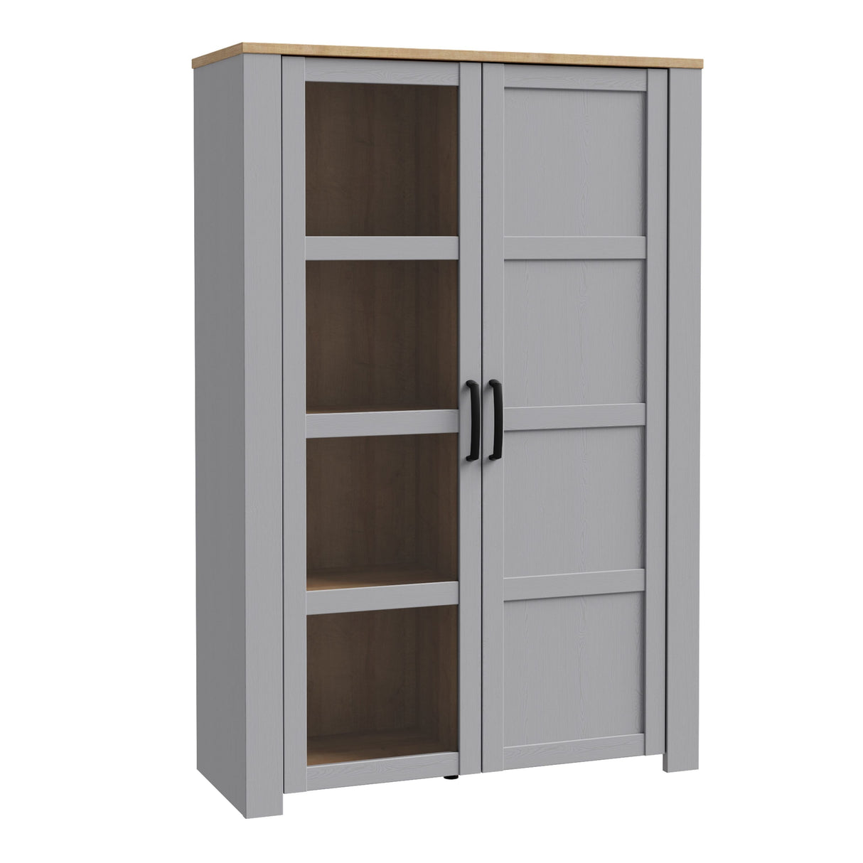 Wooden Display Cabinet With 2 Doors - Bohol