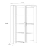 Wooden Display Cabinet With 2 Doors - Bohol
