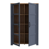 Wooden Display Cabinet With 2 Doors And LED Lights - Bohol