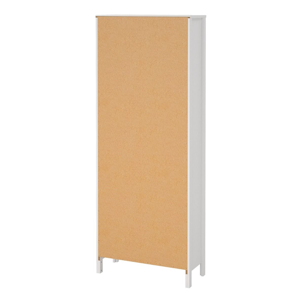 Wooden Display Cabinet With 2 Glass Doors And 3 Drawers - Barcelona