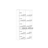 Wooden Display Cabinet With 4 Doors And 1 Drawer - Bohol