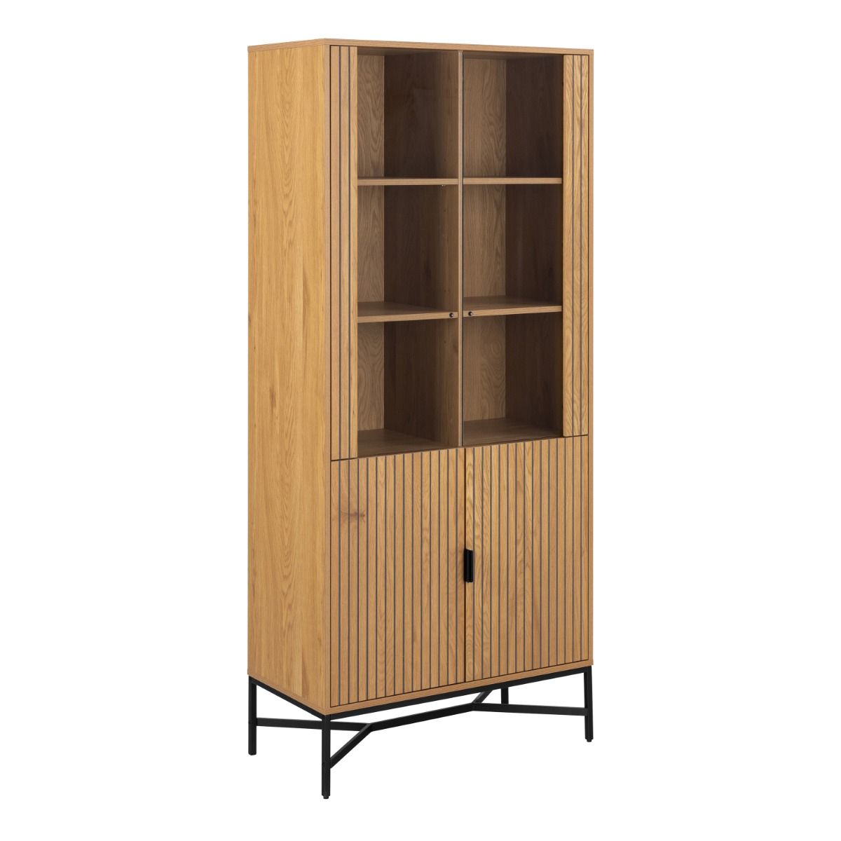 Wooden Display Cabinet With 4 Doors - Jaipur