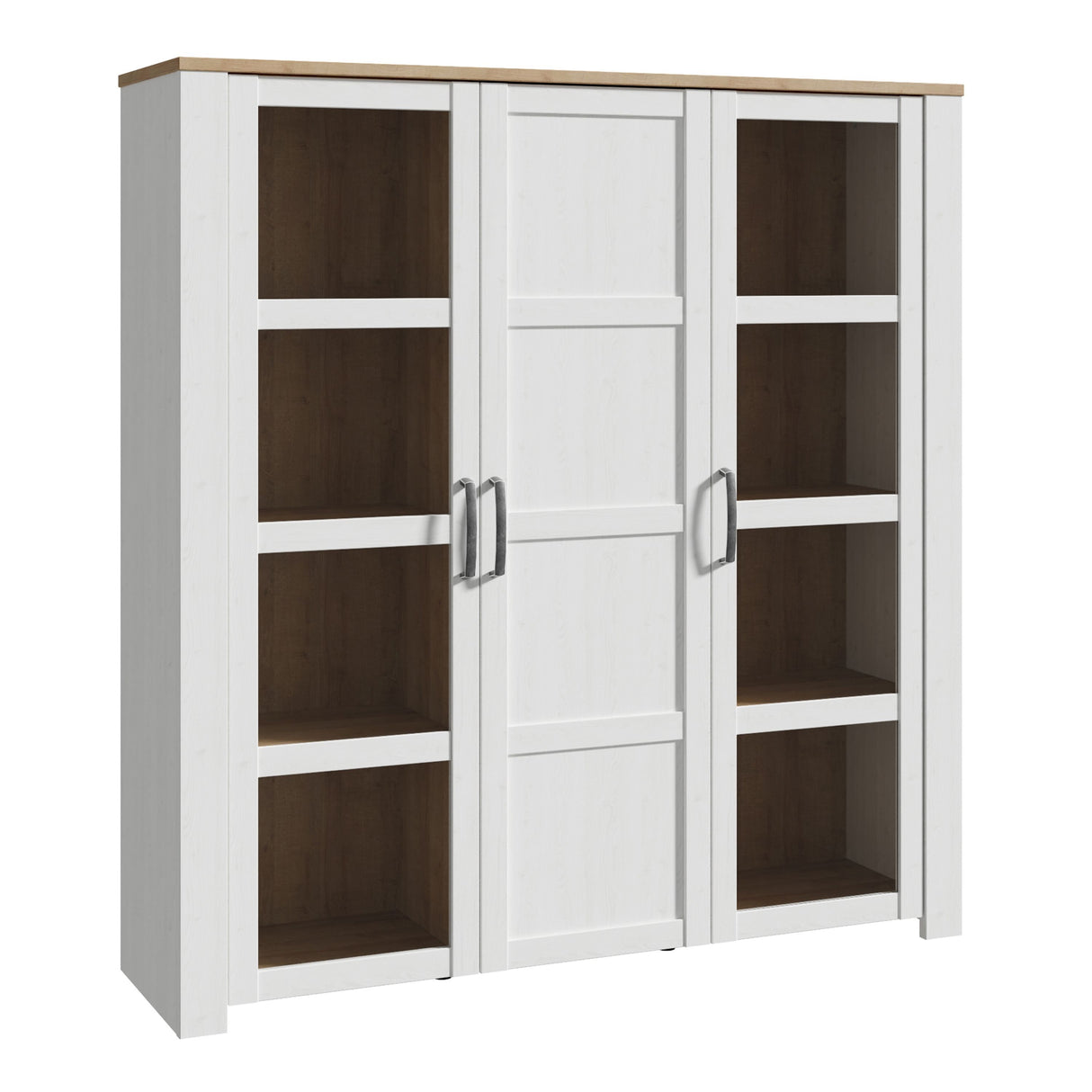 Wooden Display Cabinet Large With 3 Doors - Bohol
