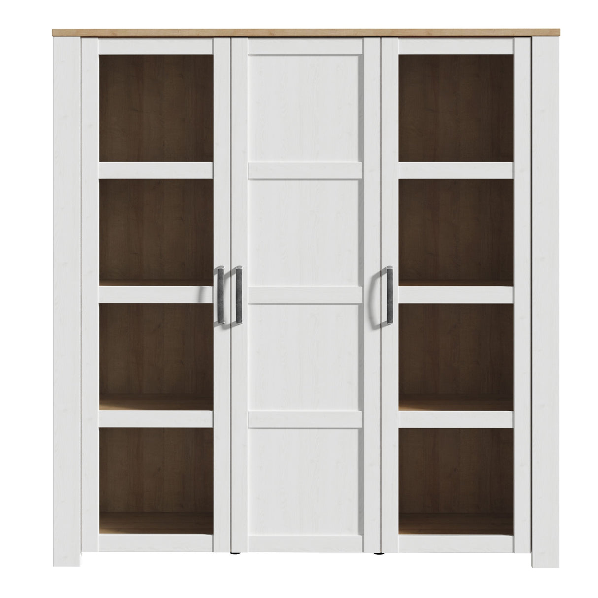 Wooden Display Cabinet Large With 3 Doors - Bohol