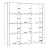 Wooden Display Cabinet Large With 3 Doors And LED Lights - Bohol