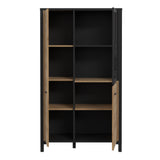 Wooden Display Cabinet Small With 3 Doors - High Rock