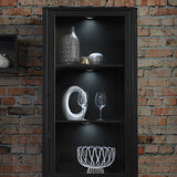 Wooden Display Cabinet Tall With 2 Doors - High Rock
