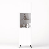 Wooden Display Cabinet Tall With 1 Door - Atlantic