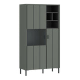 Wooden Display Cabinet With 2 Doors - Arundel