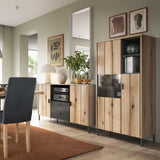 Wooden Display Cabinet With 2 Doors - Arundel