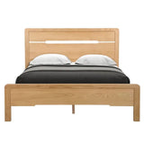 Wooden Double Bed - Curve