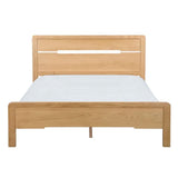 Wooden Double Bed - Curve