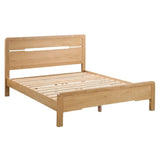 Wooden Double Bed - Curve