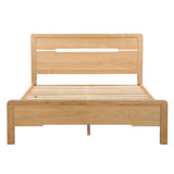 Wooden Double Bed - Curve