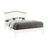 Wooden Double Bed With Sprung Slatted Base - Chester