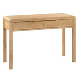 Wooden Dressing Table With 2 Drawer And Stool - Curve