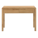 Wooden Dressing Table With 2 Drawer And Stool - Curve