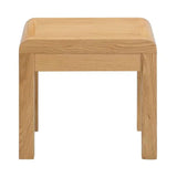 Wooden Dressing Table With 2 Drawer And Stool - Curve