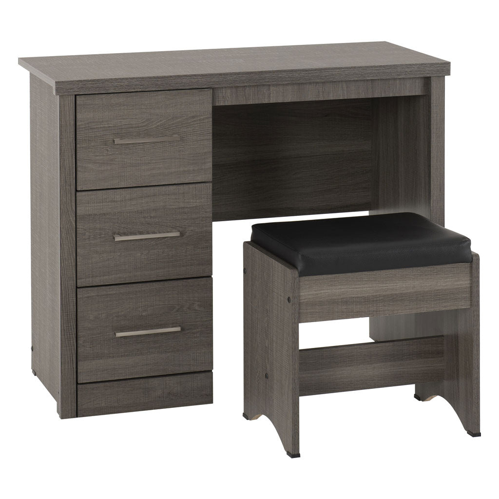 Wooden Dressing Table With Stool - Lisbon