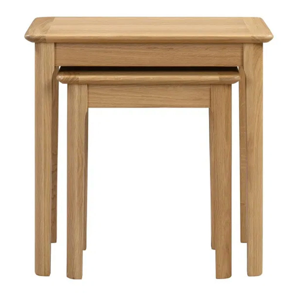 Wooden Nest Of 2 Tables - Cotswold