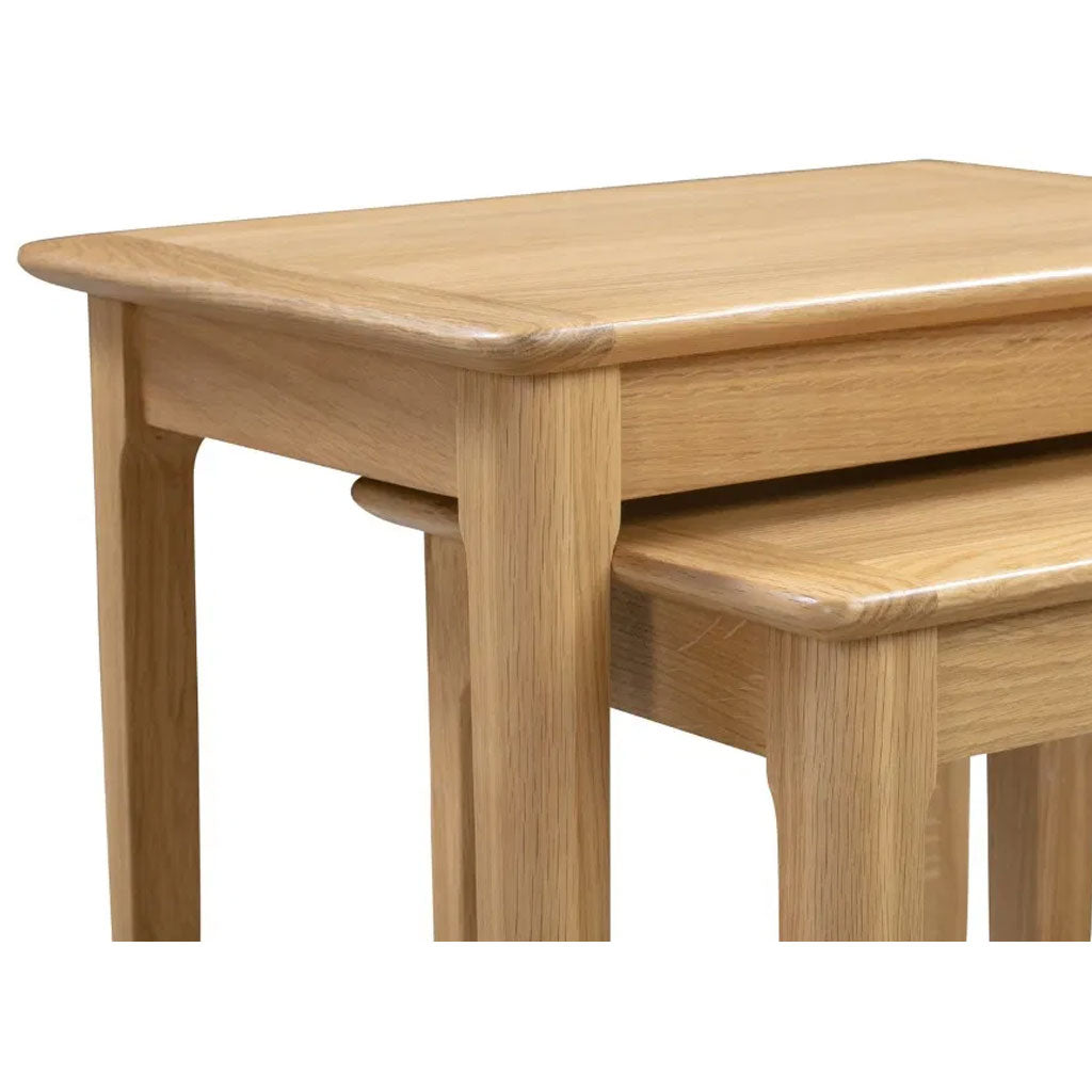 Wooden Nest Of 2 Tables - Cotswold