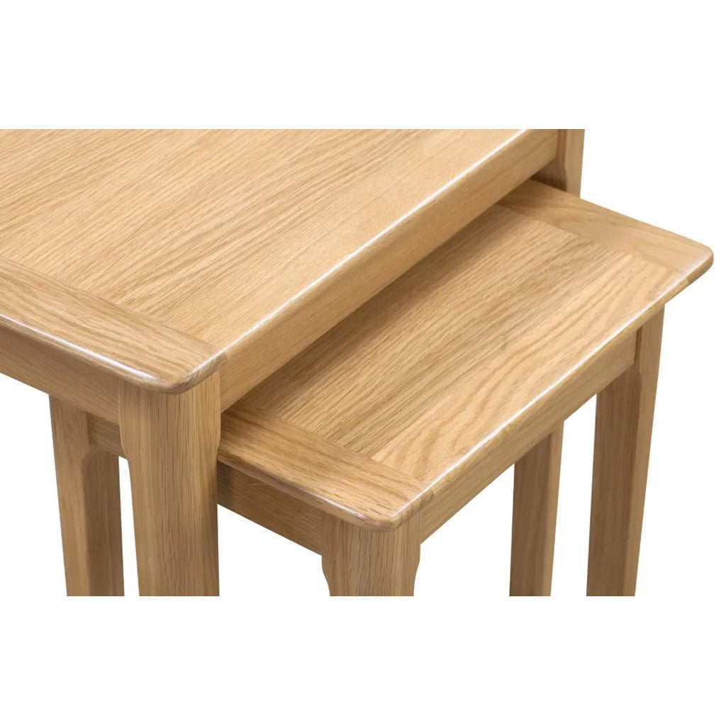 Wooden Nest Of 2 Tables - Cotswold