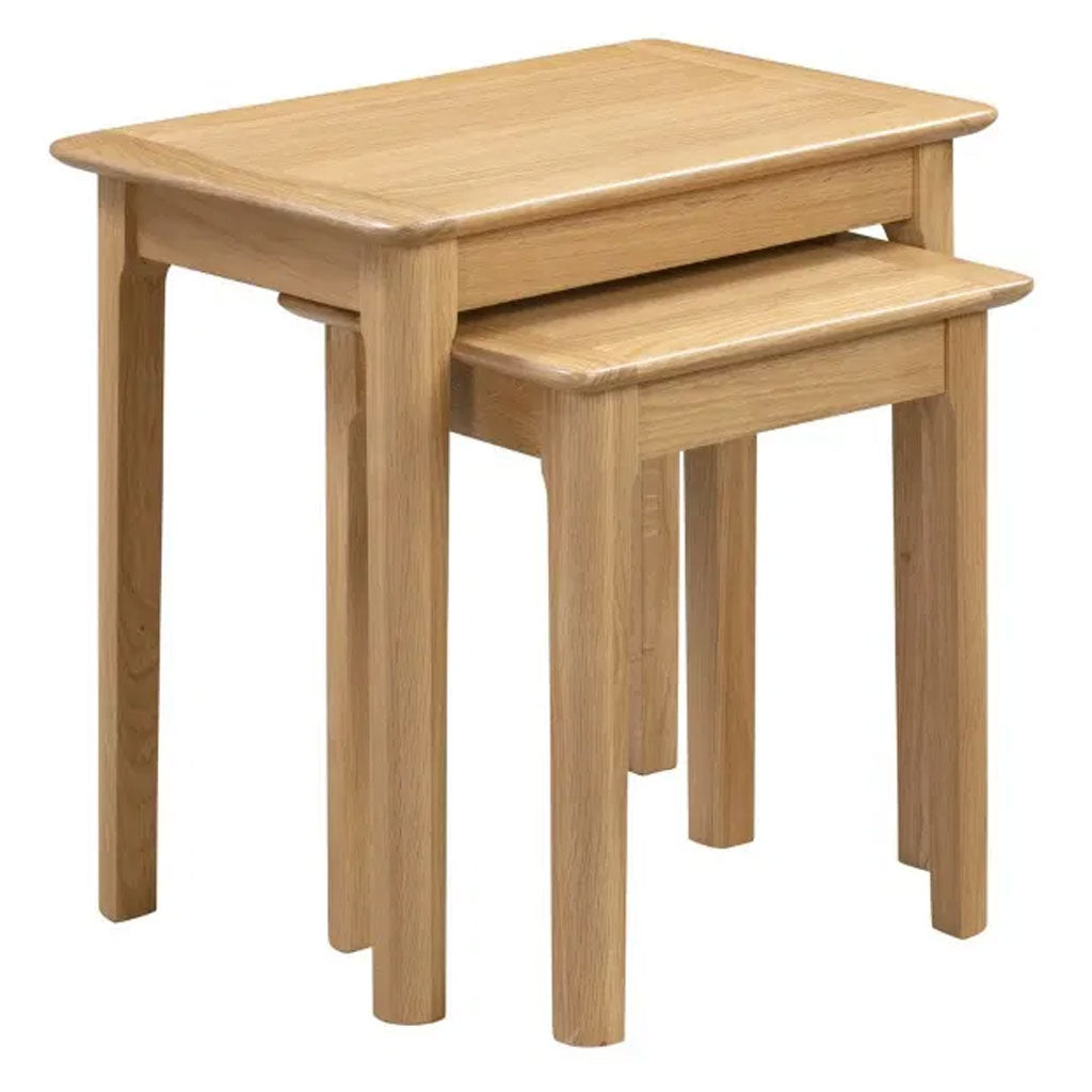 Wooden Nest Of 2 Tables - Cotswold