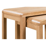 Wooden Nest Of 2 Tables - Curve