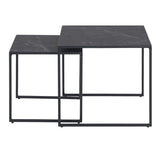 Wooden Nest Of 2 Tables - Infinity