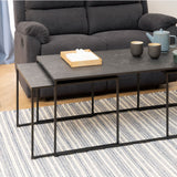 Wooden Nest Of 3 Coffee Tables - Infinity