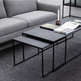 Wooden Nest Of 3 Coffee Tables - Infinity