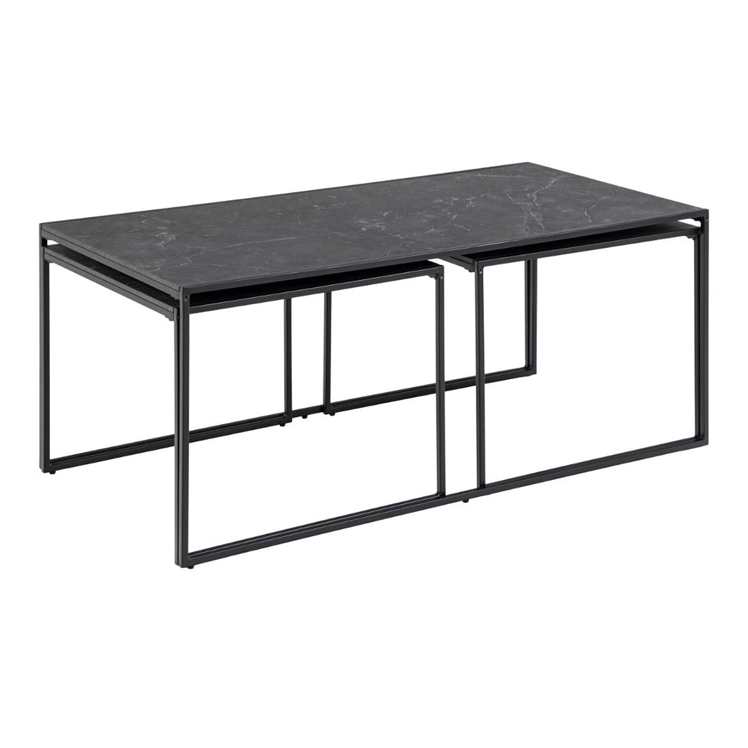 Wooden Nest Of 3 Coffee Tables - Infinity