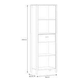 Wooden Shelving Unit With 1 Drawer - High Rock