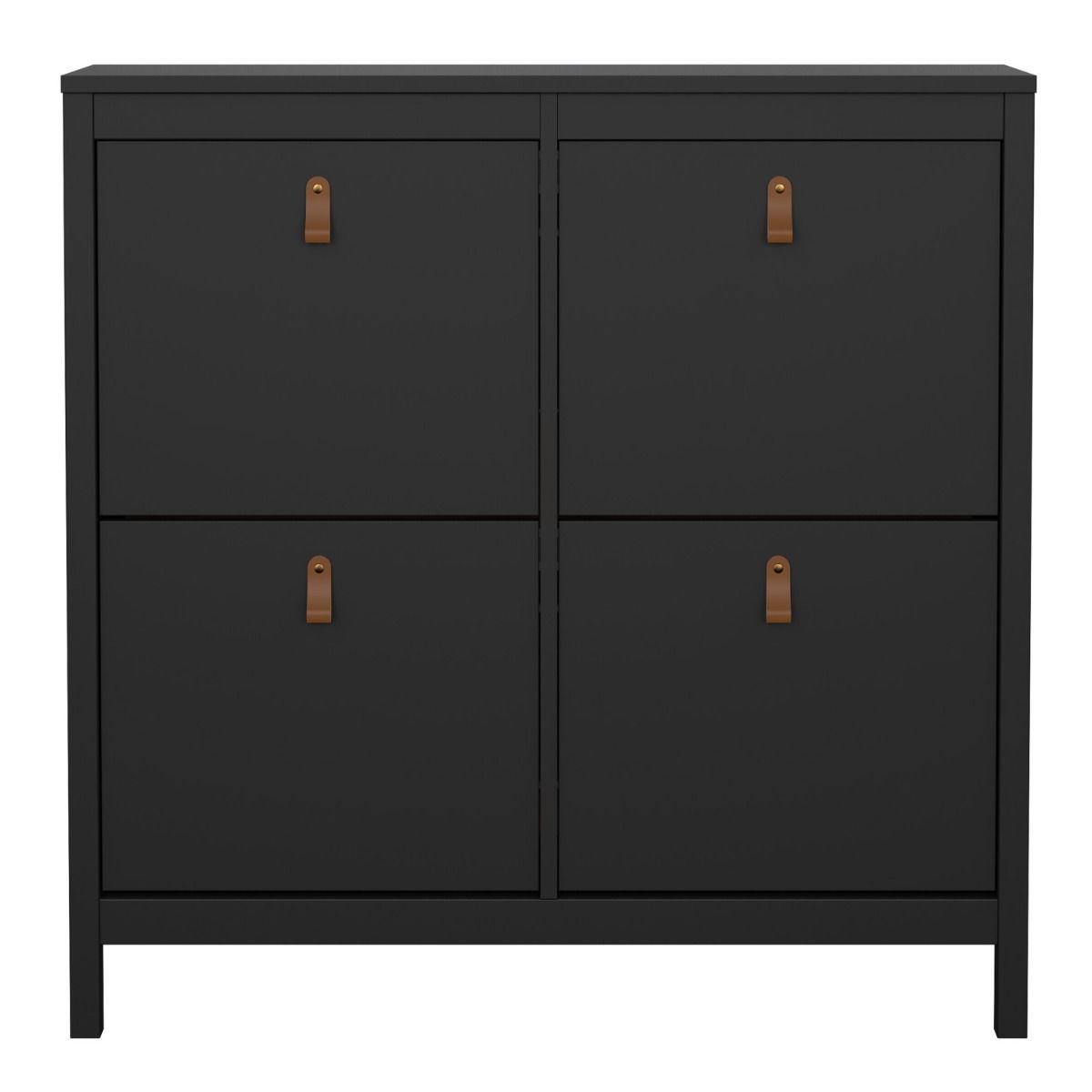 Wooden Shoe Storage Cabinet With 4 Compartments - Barcelona