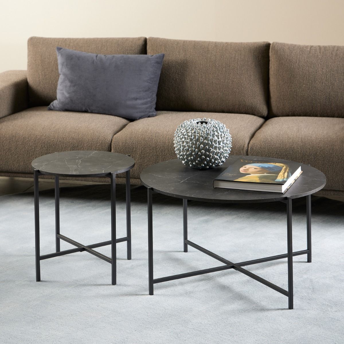 Wooden Side Table Round - Lamoine