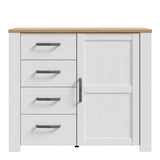 Wooden Sideboard With 1 Door And 4 Drawers - Bohol