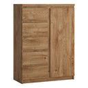 Wooden Sideboard With 1 Door And 5 Drawers - Fribo