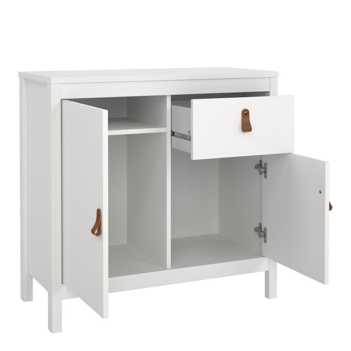 Wooden Sideboard With 2 Doors And 1 Drawer - Barcelona
