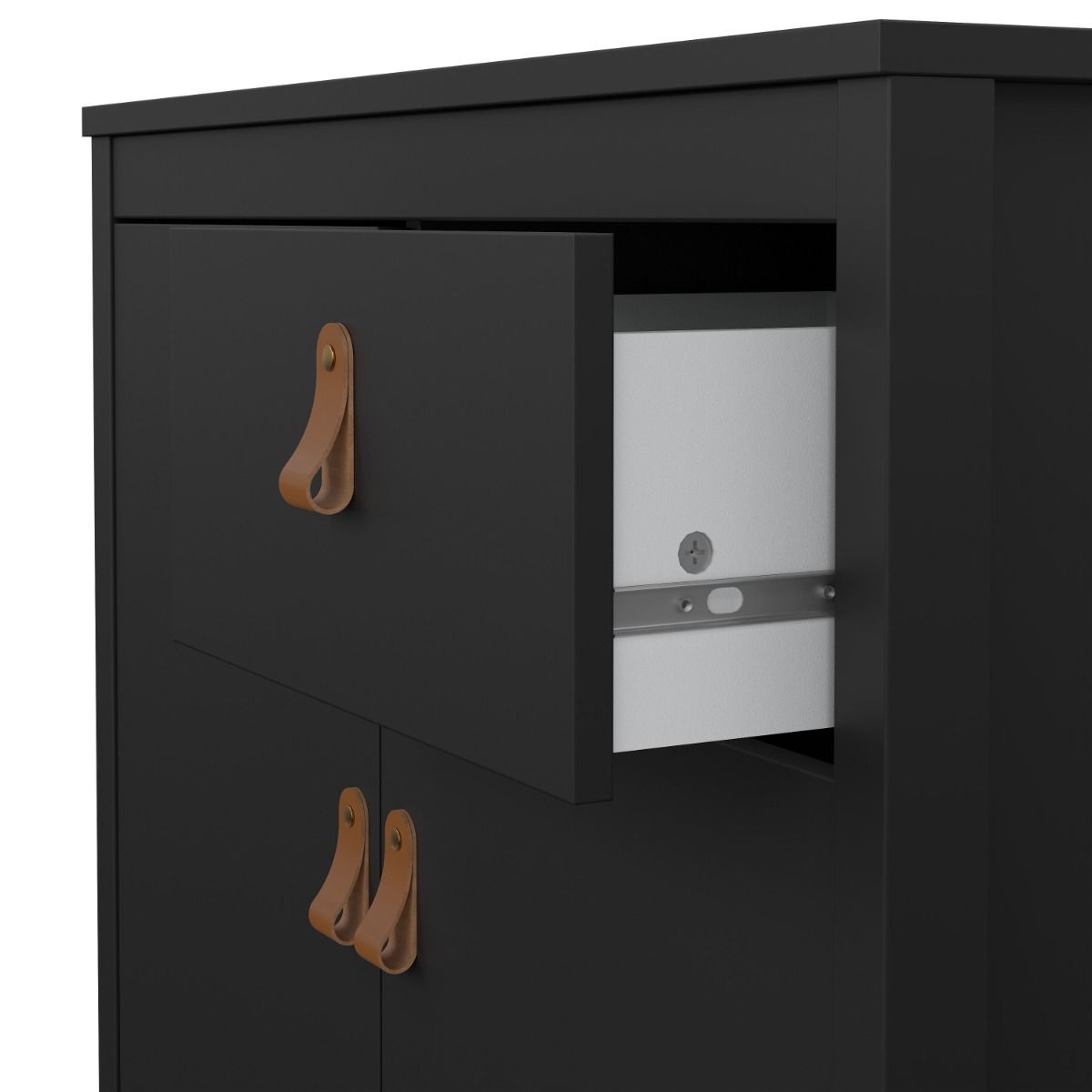 Wooden Sideboard With 2 Doors And 1 Drawer - Barcelona