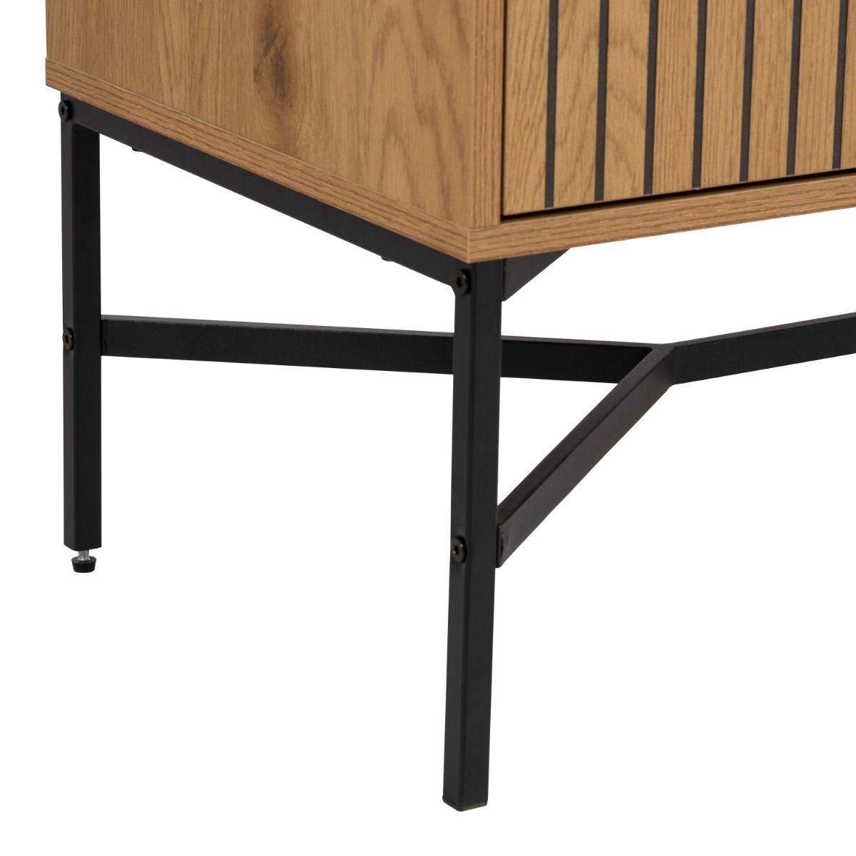 Wooden Sideboard With 2 Doors And 1 Drawer - Jaipur