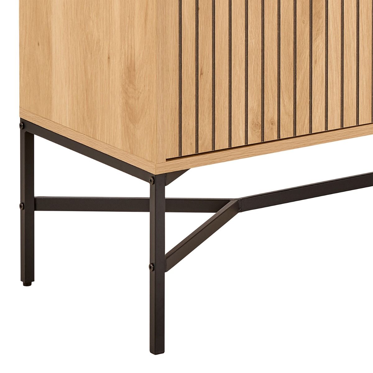 Wooden Sideboard With 2 Doors And 1 Drawer - Jaipur