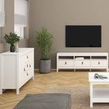 Wooden Sideboard With 2 Doors And 3 Drawers - Barcelona