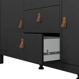 Wooden Sideboard With 2 Doors And 3 Drawers - Barcelona