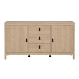 Wooden Sideboard With 2 Doors And 3 Drawers - Barcelona