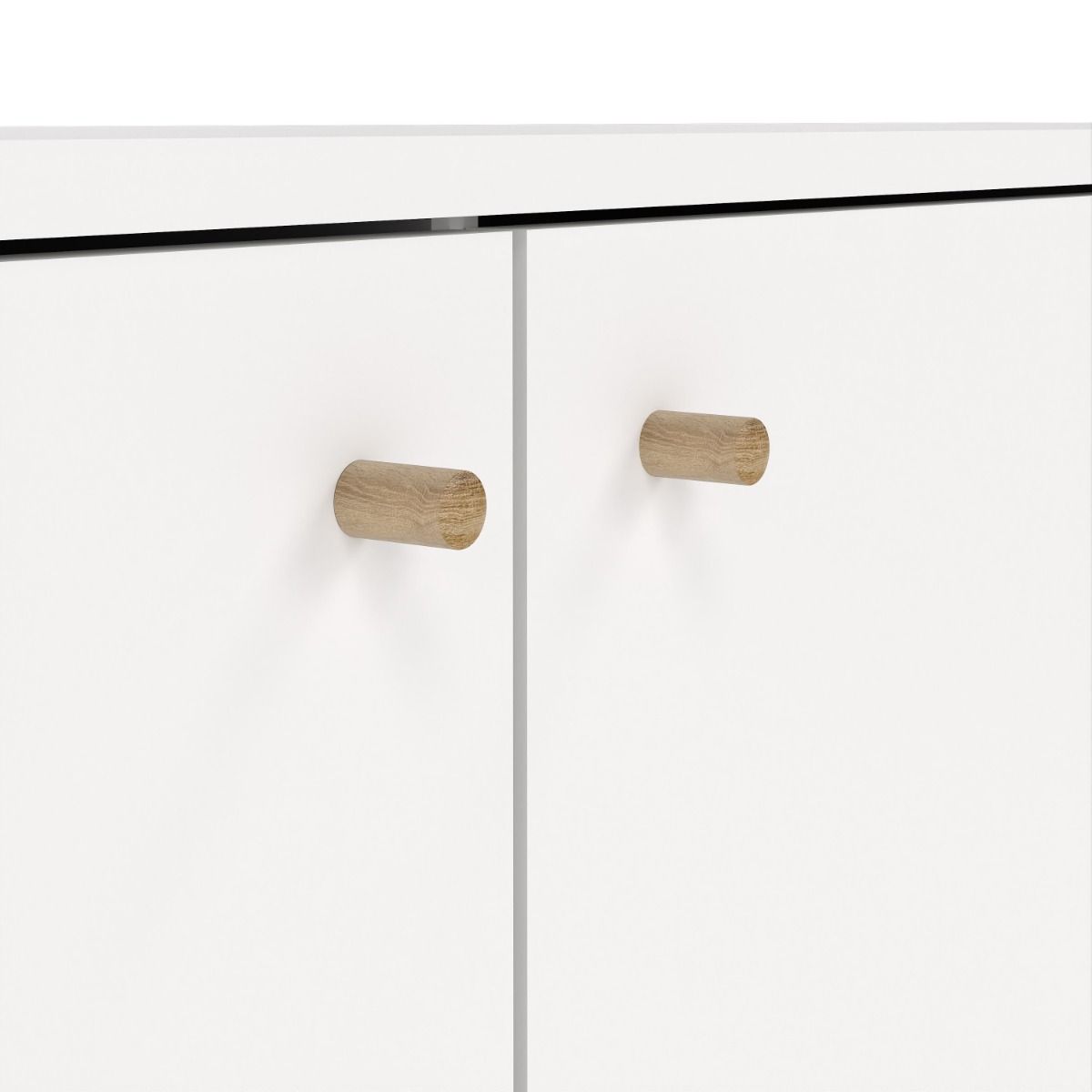 Wooden Sideboard With 2 Doors And 3 Drawers - Cumbria