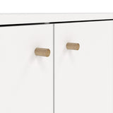 Wooden Sideboard With 2 Doors And 3 Drawers - Cumbria