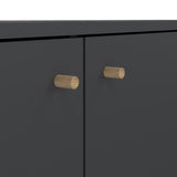 Wooden Sideboard With 2 Doors And 3 Drawers - Cumbria