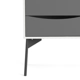 Wooden Sideboard With 2 Doors And 3 Drawers - Fur