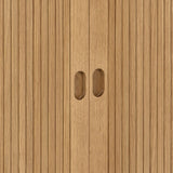 Wooden Sideboard With 2 Sliding Doors - Langley