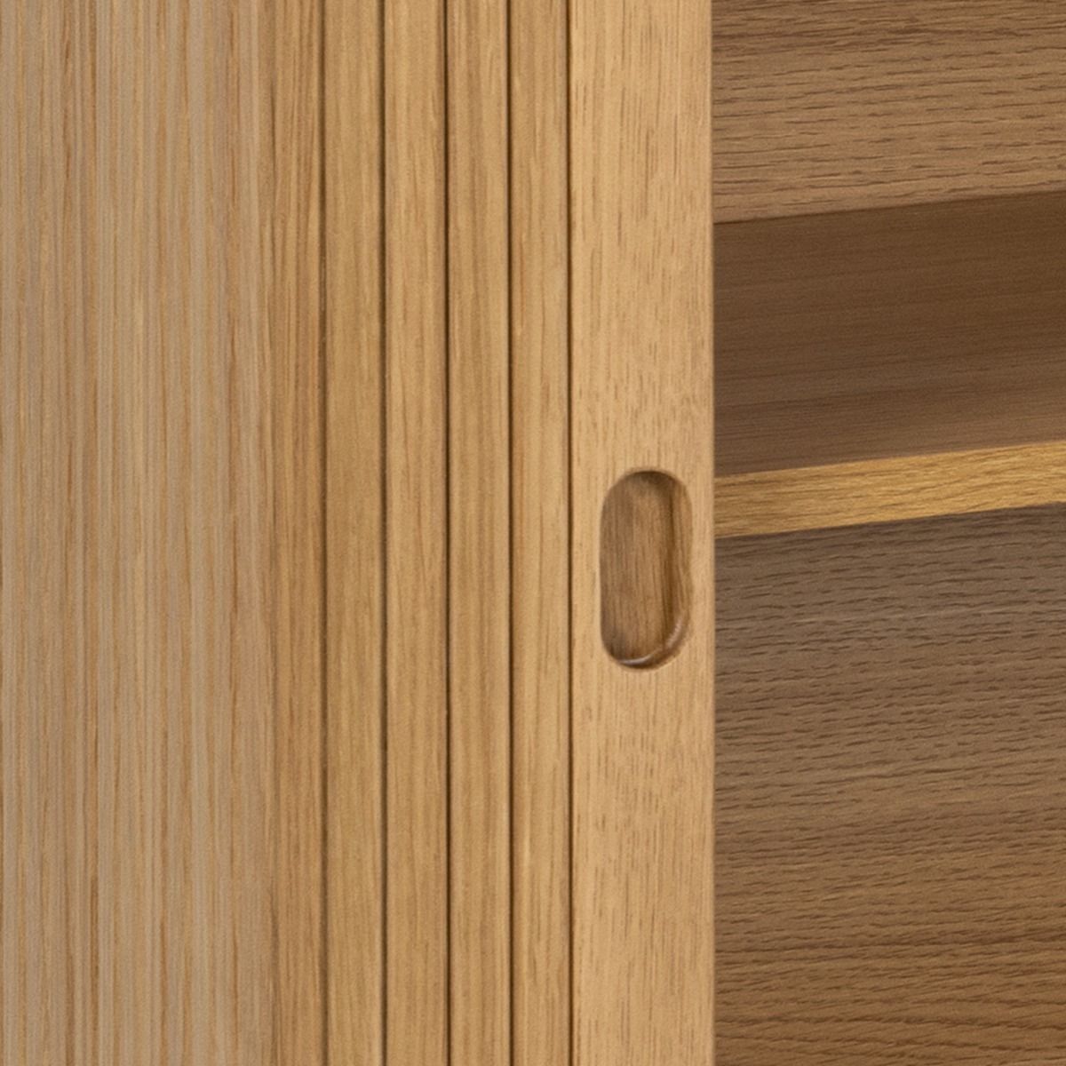 Wooden Sideboard With 2 Sliding Doors - Langley
